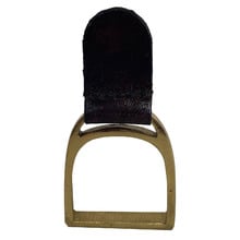 Dark Leather Napkin Ring